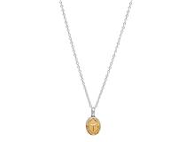 Najo Sterling Silver & Yellow Gold Scarab Pendant