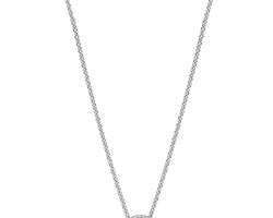 Classic Elegance Silver Collier Necklace