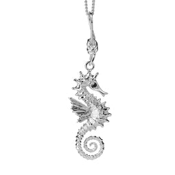 Karen Walker Seahorse Necklace Sterling Silver