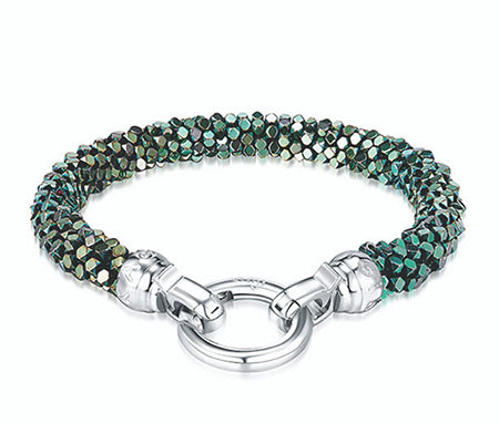 Kagi Blue Danube Weave Bracelet Medium