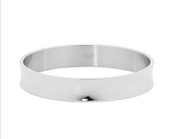 Stainless Steel 12mm wide Concaved Bangle