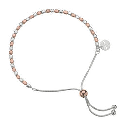 Najo Sterling Silver And Rose Gold Plated Bracelet