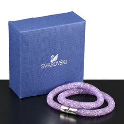 Swarovski Stardust Double Bracelet Violet
