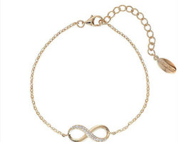 Georgini Love, Faith & Devotion Rose Gold Plated Infinity Bracelet