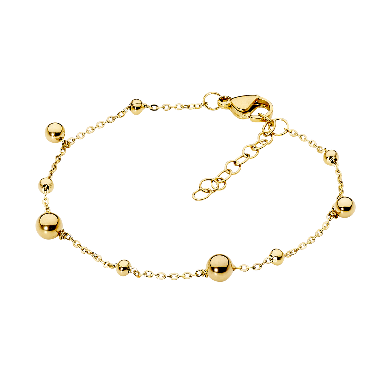 Ellani Stainless Steel And Gold Plated Bracelet