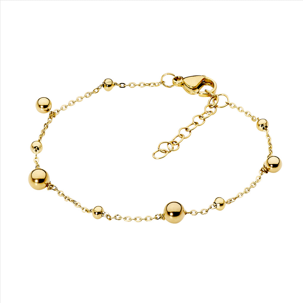 Ellani Stainless Steel And Gold Plated Bracelet