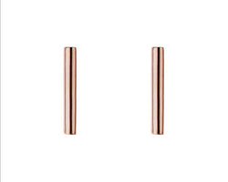 Najo Rose Gold Plated Tube Studs
