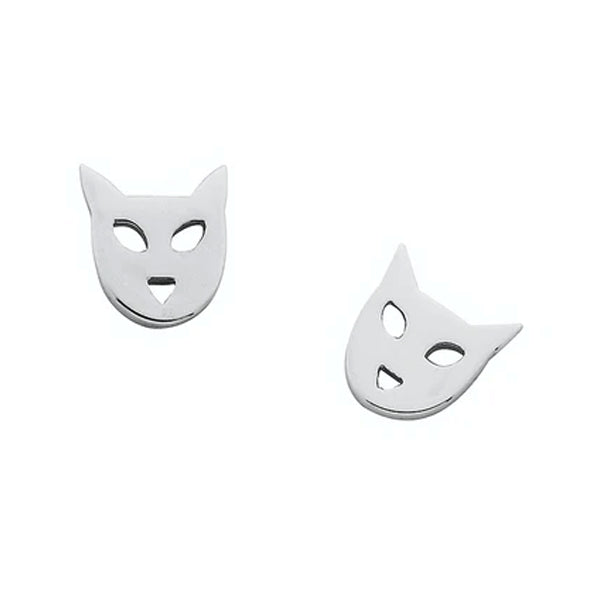 Karen Walker Cat Stud Earrings