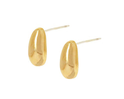 Dansk Smykkekunst Pebble Gold Earrings