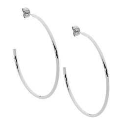 Ellani Stainless Steel Hoop Earrings
