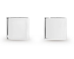 Sterling Silver Square Stud Earrings