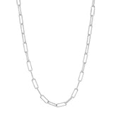 Silver Rectangular Link Chain