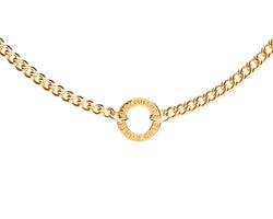 Halo Necklace Gold Plated