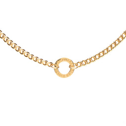 Halo Necklace Gold Plated
