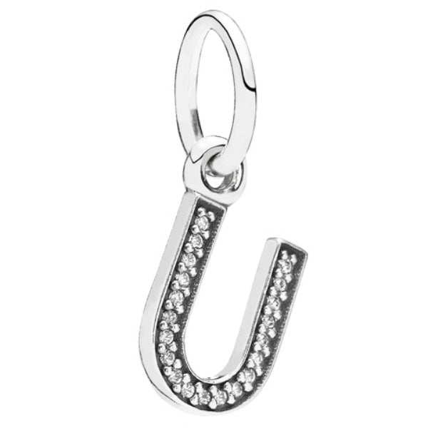 U -Stg Hanging Charm Cz