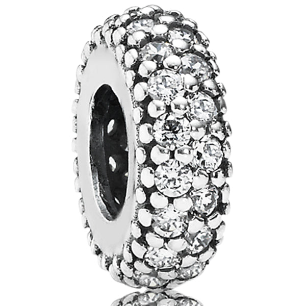 Pave Inspiration Silver Spacer