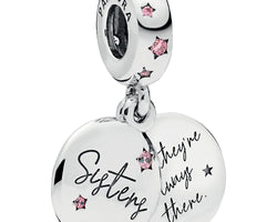 Pandora Forever Sisters Silver Hanging Charm