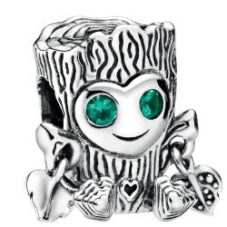 Sweet Tree Monster Silver Charm