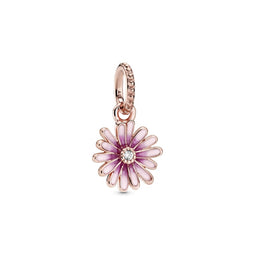 Pandora Rose Pink Daisy Flower Hanging Charm