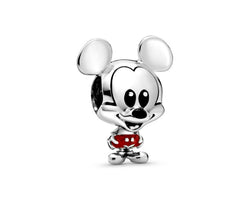 Disney Mickey Mouse Red Trousers Silver Charm