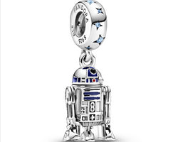 Star Wars R2D2 Silver Hanging Charm