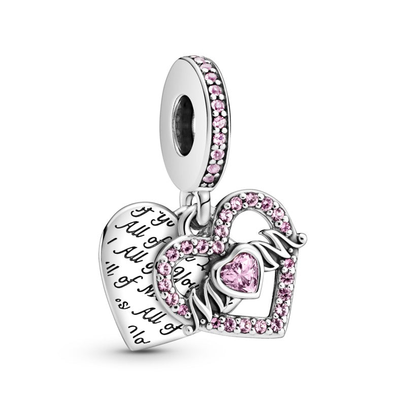 Mum And Heart Hanging Charm