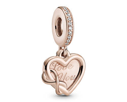 Pandora Rose Love You Infinity Heart Charm