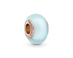 Pandora Rose Matte Blue Murano Glass Charm