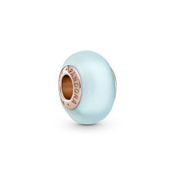 Pandora Rose Matte Blue Murano Glass Charm