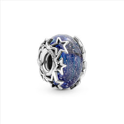 Pandora Silver Galaxy Murano Glass Charm