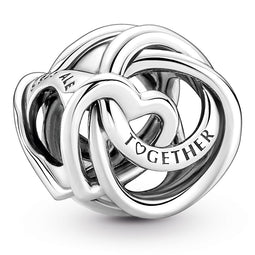 Pandora Encircled Heart Sterling Silver Charm